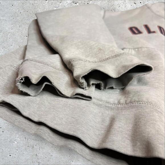 Y2k Old Navy Logo Full Zip Hoodie Gray‎ Hooded Sweatshirt Spell Out Size XL - Picture 6 of 10